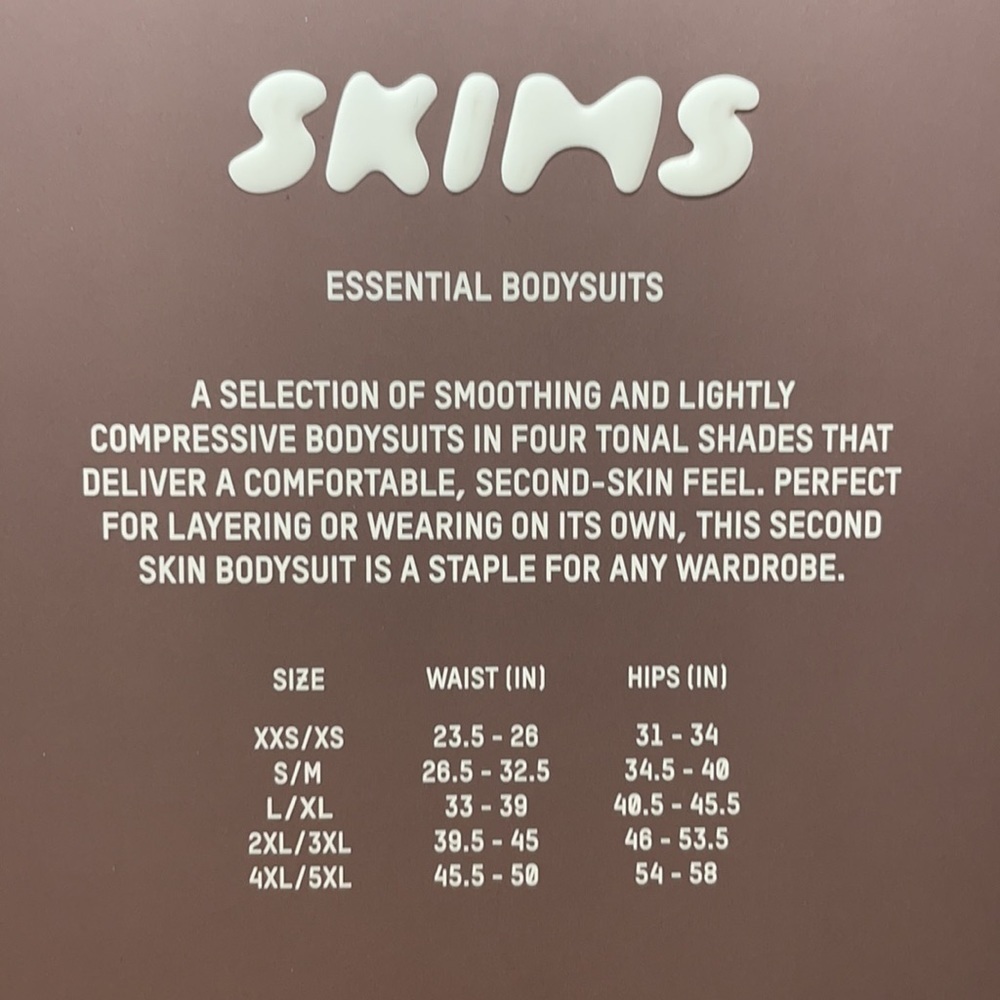 SKIMS bodysuit Amethyst L/LX essential - Picture 8 of 9